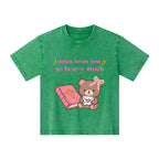 Jesus Loves You So Bear-y Much Kid Washed T-Shirt