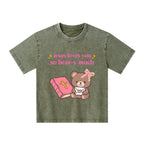Jesus Loves You So Bear-y Much Kid Washed T-Shirt