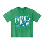 Jesus Makes Me Glad Christian Washed Kid T-Shirt