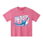 Jesus Makes Me Glad Christian Washed Kid T-Shirt