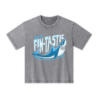 Jesus Makes Me Glad Christian Washed Kid T-Shirt