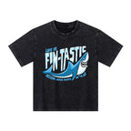 Jesus Makes Me Glad Christian Washed Kid T-Shirt