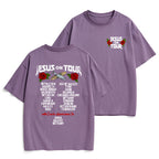 Jesus On Tour Christian Heavy Cotton T-Shirt