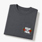 Jesus On Tour Christian Unisex Pocket T-Shirt