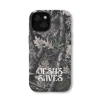 Jesus Saves Camo Christian Phone Case