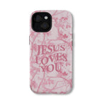 Jesus Loves You Camo Christian Phone Case