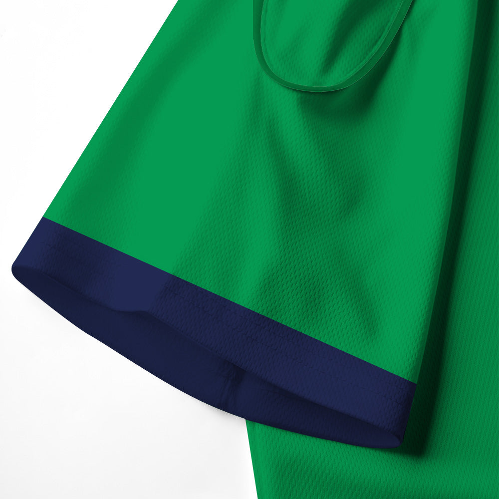 Jesus Saves Christian Buttoned Polo Jersey