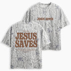 Jesus Saves Christian Camo T-Shirt