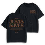 Jesus Saves Christian Heavy Cotton T-Shirt