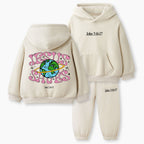 Jesus Saves Christian Kid Fleece Hoodie Set