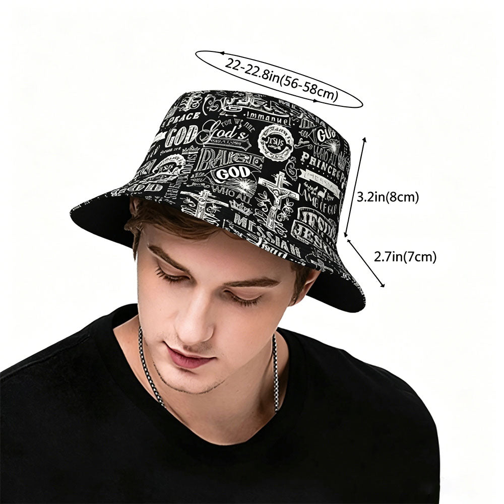 Jesus Saves Christian Leisure Bucket Hat