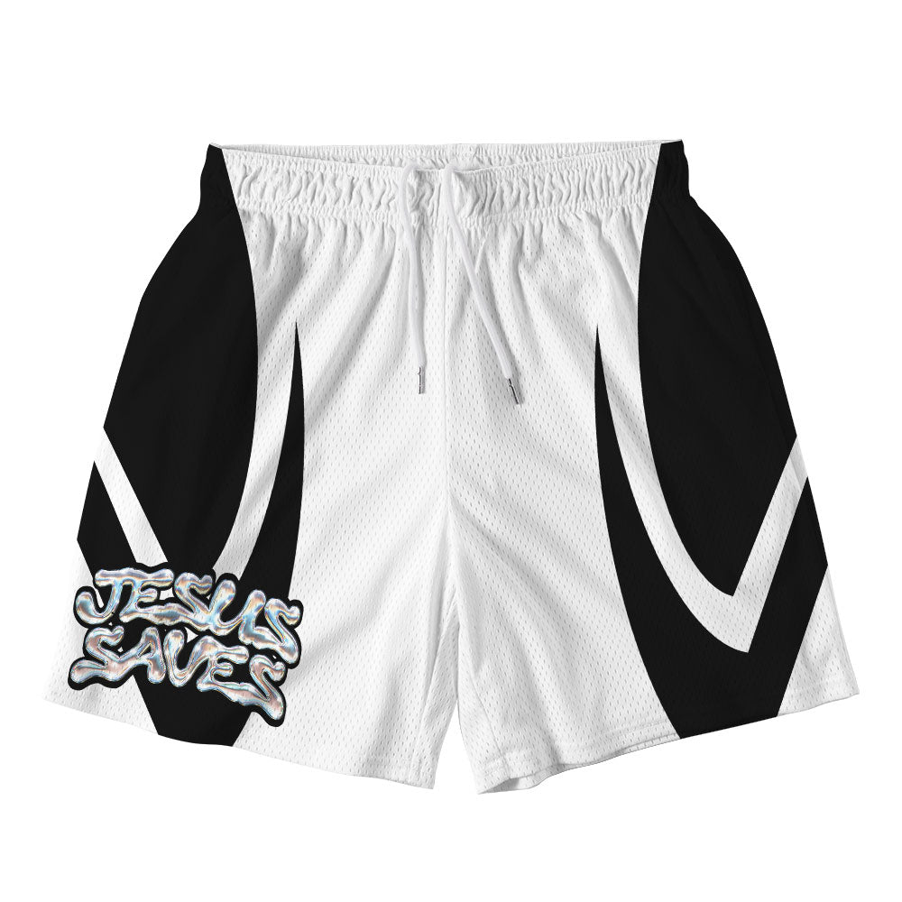 Jesus Saves Christian Mesh Shorts
