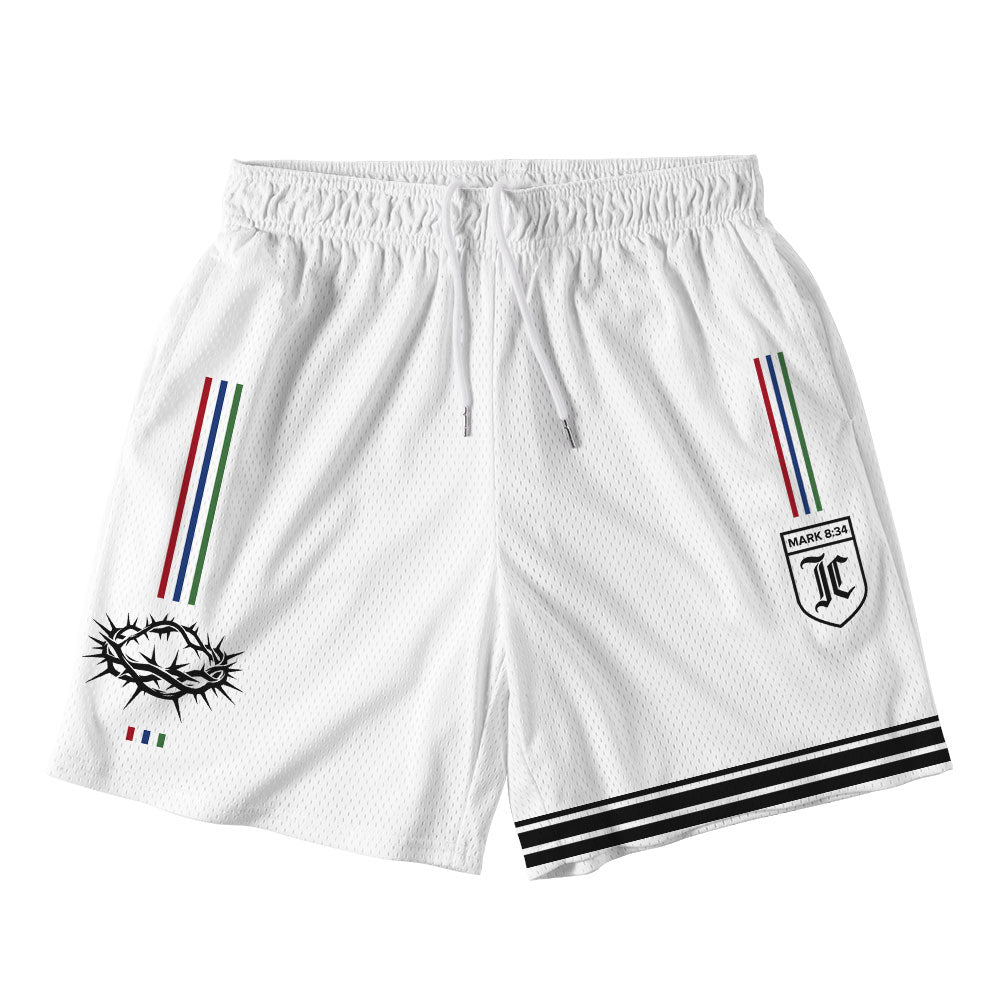 Jesus Saves Christian Mesh Shorts