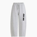 Jesus Saves Christian Minimalist Knit Barrel Sweatpants