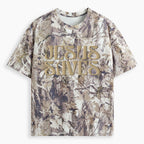 Jesus Saves Christian Puff Printed Camo T-Shirt