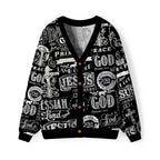 Jesus Saves Furry Christian Lightweight Cardigan