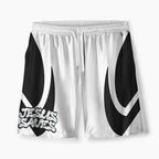 Jesus Saves Oversized Shiny V-Neck Christian Jersey & Shorts
