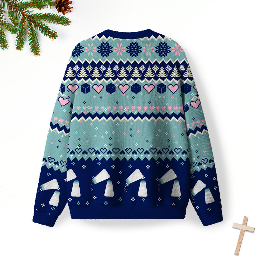 Jesus Sprinkle Faith On Everything Christian Lightweight Sweater