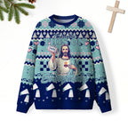 Jesus Sprinkle Faith On Everything Christian Lightweight Sweater