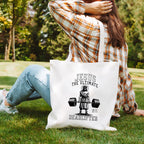 Jesus The Ultimate Deadlifter Christian Canvas Tote Bag