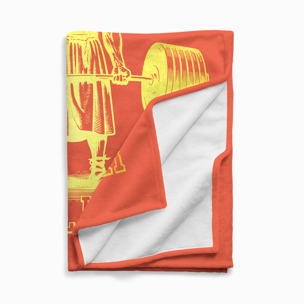Jesus The Ultimate Deadlifter Christian Blanket