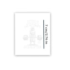 Jesus The Ultimate Deadlifter 12pcs Christian Temporary Tattoos