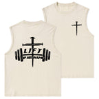 Lift Up His Name Christian Washed Tank Top