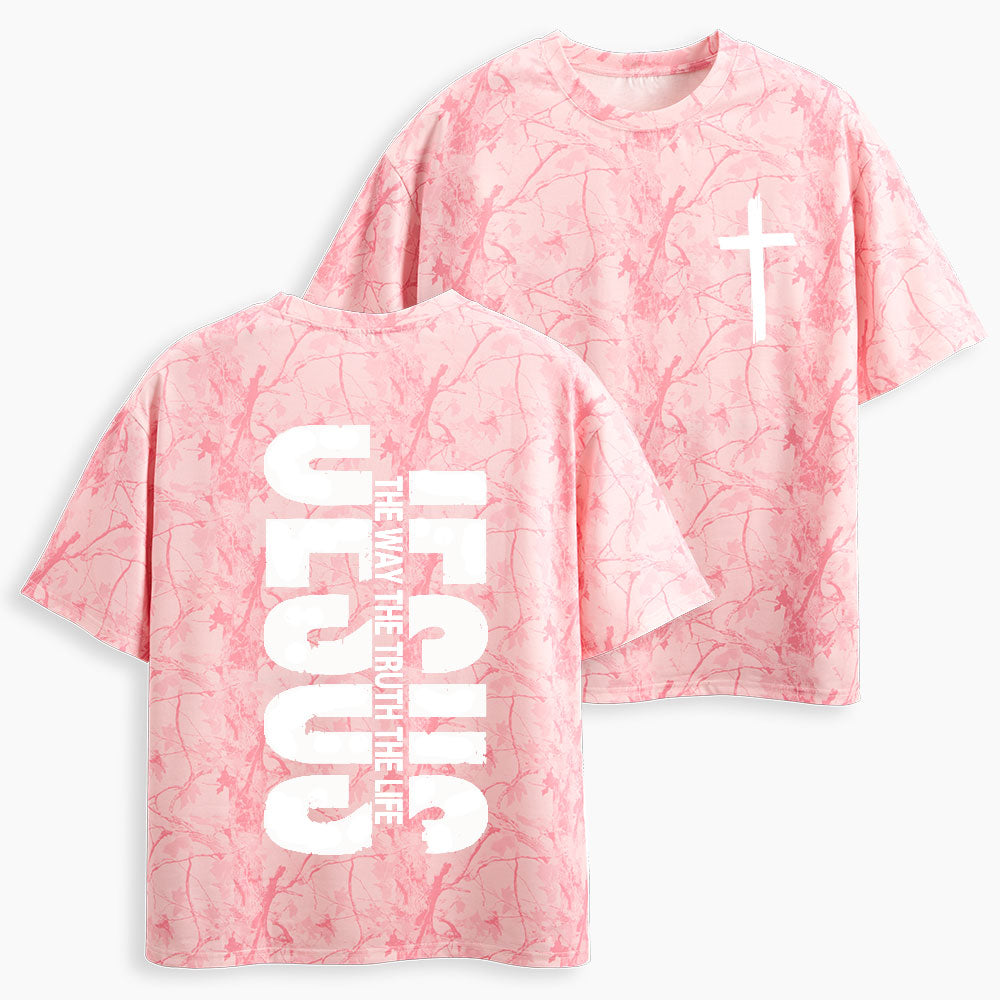 Jesus The Way Christian Camo T-Shirt