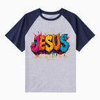 Jesus The Way The Truth The Life Christian Raglan Sleeve T-Shirt