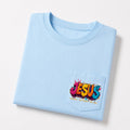 Jesus The Way The Truth The Life Christian Unisex Pocket T-Shirt