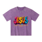 Jesus The Way The Truth The Life Christian Washed T-Shirt
