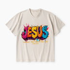 Jesus The Way The Truth The Life Christian Washed V-Neck T-Shirt