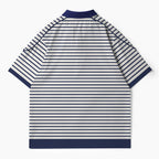Jesus The Way The Truth The Life Stripes Christian Buttoned Polo Jersey
