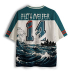 Jesus Walking On Water Christian Mesh Jersey
