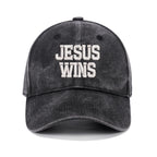 Jesus Wins Christian Couple Washed Hat