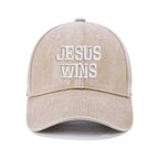 Jesus Wins Christian Couple Washed Hat