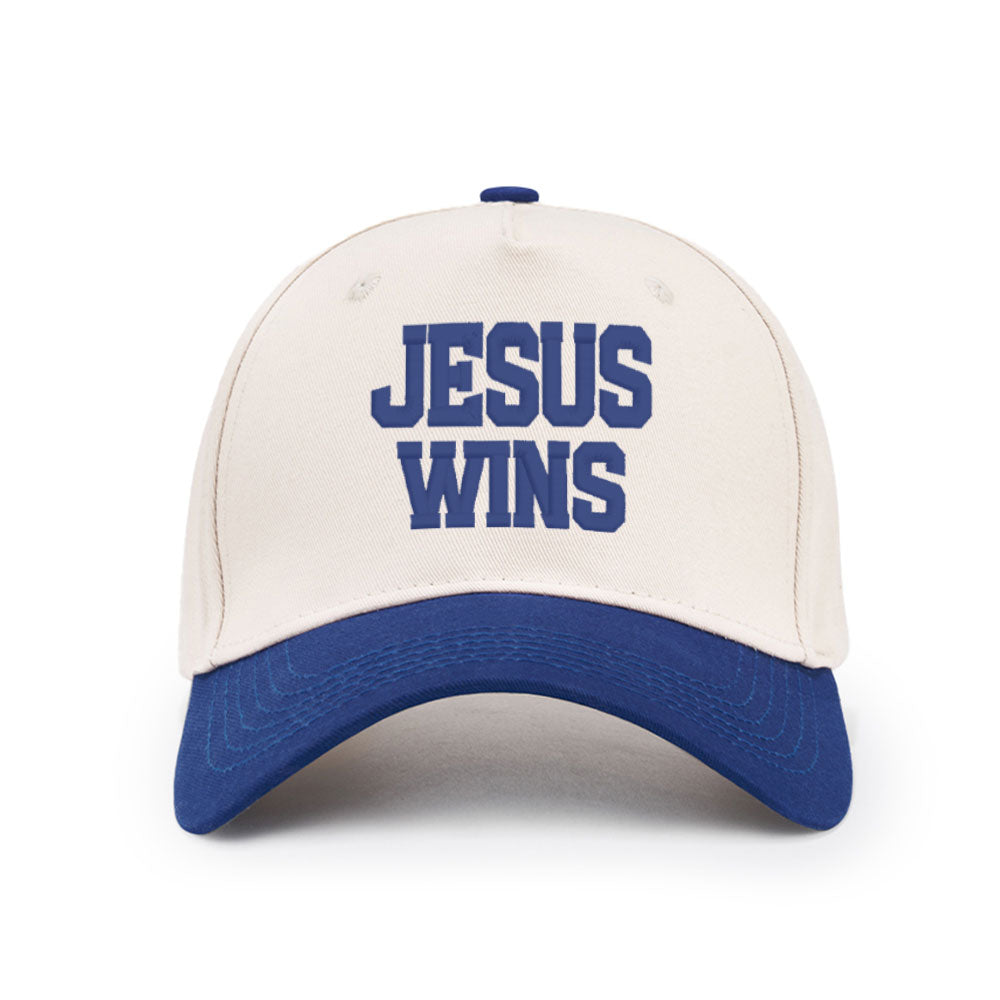 Jesus Wins Christian Trucker Hat