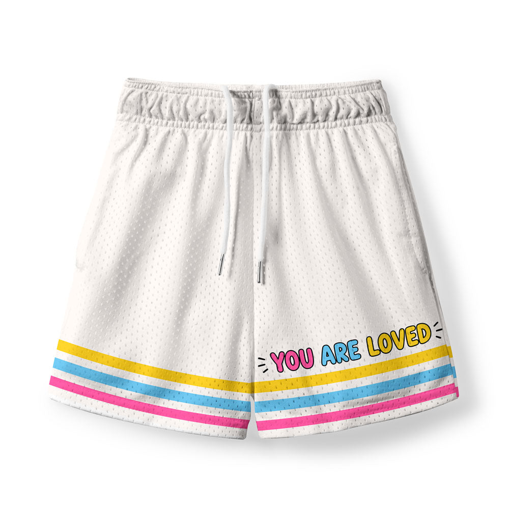 Jesus You Are So Loved Christian Kid Mesh Jersey & Shorts