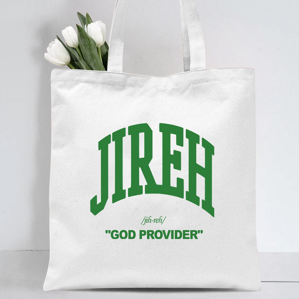 Jireh Christian Canvas Tote Bag