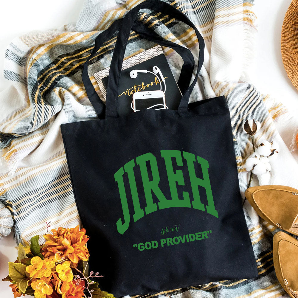 Jireh Christian Canvas Tote Bag