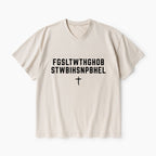 John 316 T-Shirt For God So Loved The World Christian Washed V-Neck T-Shirt