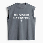 John 316 T-Shirt For God So Loved The World Christian Women's Washed Tank Top