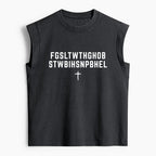 John 316 T-Shirt For God So Loved The World Christian Women's Washed Tank Top