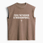 John 316 T-Shirt For God So Loved The World Christian Women's Washed Tank Top