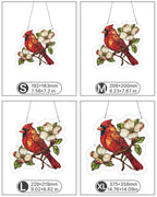 Magnolia Cardinal Light Suncatcher-Acrylic Window Art