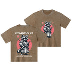 Keep The Faith Christian Kid Washed T-Shirt
