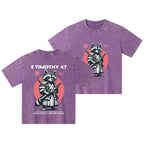 Keep The Faith Christian Kid Washed T-Shirt