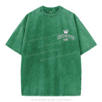 Kimgdom Come Christian Puff Printed Washed T-Shirt