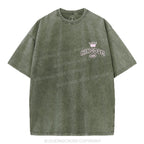 Kimgdom Come Christian Puff Printed Washed T-Shirt