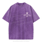 Kimgdom Come Christian Puff Printed Washed T-Shirt